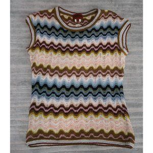 Missoni Colorful Striped Sweater Vest